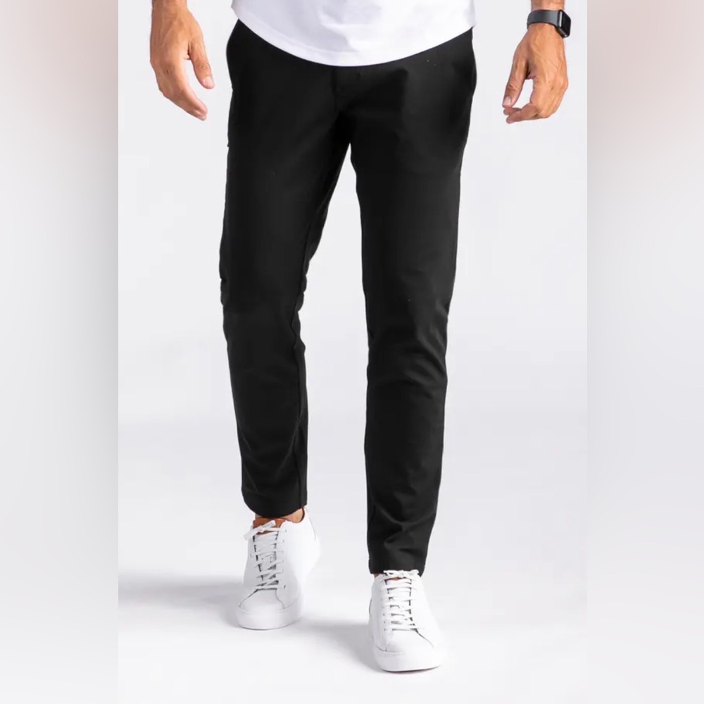 BYLT men’s black everyday pant 2.0 tapered